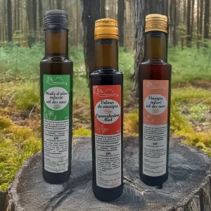 Vinaigre de cidre au gratte-cul & romarin